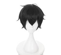 Anime The Rising of the Shield Hero Naofumi Iwatani Wig Cosplay Costume Short Black Heat Resistant Hair Men Wig + Wig Cap