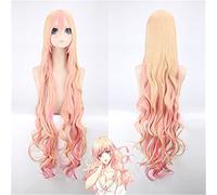 Anime The Super Dimension Fortress Macross Wigs Sheryl Nome Parrucca Costume Cosplay 120 Cm Parrucca Sintetica Riccia Ondulata Lunga Per Capelli