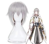Anime Touken Ranbu Hanamaru Parrucche Cosplay Tsurumaru Kuninaga Parrucca Cosplay Parrucca sintetica resistente al calore Capelli Halloween Party
