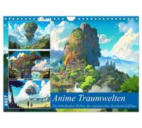 Anime Traumwelten (Wandkalender 2027 DIN A4 quer), CALVENDO Monatskalender