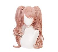 Anime Trigger Happy Havoc Enoshima Junko Cosplay Wig Pink Synthetic Hair Halloween Costume Party Wigs For Women