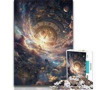 Anime-Uhr-Puzzles für Erwachsene, 1000 Puzzles, anspruchsvolles Spiel und Familienspiel mit vollständig ineinandergreifenden, zufällig geformten Teilen, 38x26cm