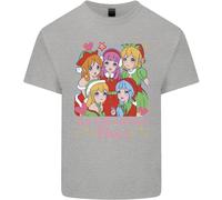 Anime Un Ragazza Chi Ama Elfi Natale Uomo Cotone T-Shirt
