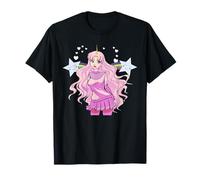 Anime Unicorno Ragazza Otaku Cosplay Giapponese Kawaii Pastello Goth Maglietta