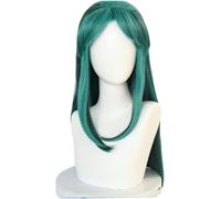 Anime Urusei Yatsura Lum Lamu Parrucca Cosplay, Parrucca da donna verde capelli lisci lunghi, Parrucca costume di Halloween, per festa in costume, spettacolo di anime, evento cosplay