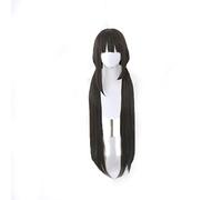 Anime V3: Killing Harmony Harukawa Maki Wig Cosplay Costume Black Long Straight Double ponytail Hair Heat Resistant