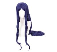 Anime V3 Shirogane Tsumugi Cosplay Wig Long Dark Blue Wig Synthetic Hair + Wig Cap Party Role Play