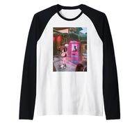 Anime Vaporwave Cyberpunk Street Cat Mystic Japancore Maglia con Maniche Raglan