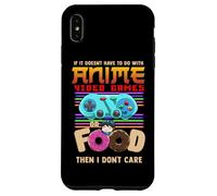 Anime, Videogiochi E Cibo Poi Non Mi Interessa Custodia per iPhone XS Max