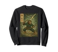 Anime Vintage Martial Monkey Warrior Antico Combattimento Energia Felpa