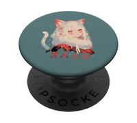 Anime Waifu Carino Anime manga Gatto Ragazza Dolce Retro Giappone PopSockets PopGrip Adesivo