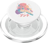 Anime Waifu Carino Anime manga Gatto Ragazza Dolce Retro Giappone PopSockets PopGrip per MagSafe