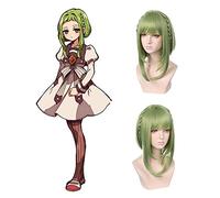 Anime WC-Bound Hanako-Kun Parrucca Nanamina Sakura Parrucche Cosplay Verde Tessuto Stile Stile Stile Sintetico Pelucas Costume Costume Gioca Parrucche