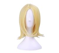 Anime Wig Elaine Cosplay Wig For The Seven Deadly Sins,Blonde Bob Wig,Costume Halloween Wig,For Costumi Party, Animime Show, Cosplay Event, Concerts, Daily wig, Taglia unica
