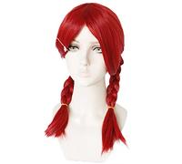 Anime Wig Miu Amano Cosplay Wig For Blend S, 2 Ponytails Long Red Wig,Costume Halloween Wig,For Costume Party Anime, Show, Cosplay Event, Concerts, Daily wig, Taglia unica