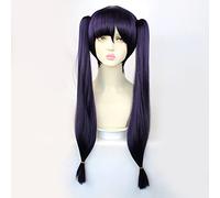 Anime Wig Mona Cosplay Wig for Genshin Impact,Double Ponytails Long Wig,Costume Halloween Wig,For Halloween Costume Party Anime, Show, Cosplay Event, Concerts, Daily wig(Colore: Stile 1)