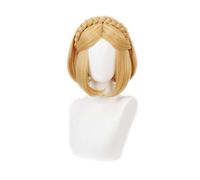 Anime Wig Princess Zelda Cosplay Wig For The Legend of Zelda Breath of The Wild,Blonde Wig,Costume Halloween Wig,For Costume Party, Animime Show, Cosplay Event, Concerts, Dai (colore: Short)