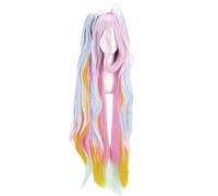 Anime Wig Shiro Cosplay Wig For No Game No Life Long Lolita Wig,Costume Halloween Wig,For Costume Party Anime, Cosplay Event, Concerts, Daily Wig (Taglia: Style A), Taglia unica