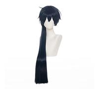 Anime Wig Vanitas Cosplay Wig for The Case Study of Vanitas, Dark Blue Long Wig,Costume Halloween Wig,For Halloween Costume Party Anime, Cosplay Event, Concerts, Daily wig