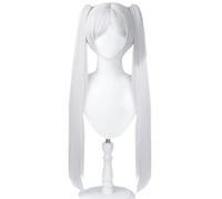 Anime Women Cosplay Wig for Frieren Journey's End Frieren Long Straight Double Ponytail Halloween Themed Costume Party Synthetic Wigs