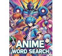 Anime Word Search: Fun Puzzles & Coloring Pages for Manga Fans