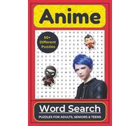 Anime Word Search Puzzle Book: Word Searches with Easy to Read Print about Anime, Manga, Kawaii and More |6x9 inches, 110 pages|50+ Puzzles … Gifts for Vacations, Holidays and Leisure