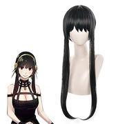 Anime Yor Forger Parrucca per cosplay, per spy family, cosplay, gioco di ruolo, con cuffia inclusa