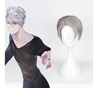 Anime Yuri !!! Parrucca Cosplay On Ice Victor Nikiforov Parrucche Cosplay Resistente al calore Sintetico Halloween Festa di Carnevale Parrucche unisex