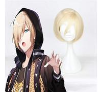 Anime Yuri !!! Parrucca Cosplay On Ice Yuri Plisetsky Yurio Parrucche Cosplay Resistente al calore Sintetico Halloween Festa di Carnevale Parrucche unisex