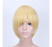 Anime Yuri !!! Parrucca Cosplay su ghiaccio Katsuki Yuuri Plisetsky Yurio Capelli sintetici Viktor Nikiforov Yuri su ghiaccio Parrucche + Parrucca Cappello DM773