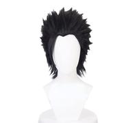 Anime Zack Fiera Cosplay Nero Breve Indietro Parrucca, Halloween Costume Partito Gioco Di Ruolo