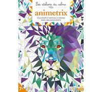 Animetrix: 12 portraits d'animaux à réaliser avec des autocollants