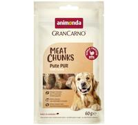Animonda Meat Chunks Small Snack per cani - 60 g Tacchino Puro