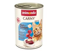 animonda Carny Adult 12 x 400 g - Manzo, Merluzzo & Radice di Prezzemolo