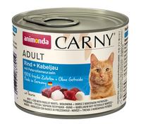 Animonda Carny Adult 6 x 200 g - Manzo, Merluzzo & Radice di Prezzemolo