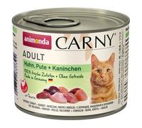 animonda Carny Adult 6 x 200 g - Pollo, Tacchino & Coniglio