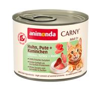 animonda Carny Adult 6 x 200 g - Pollo, Tacchino & Coniglio