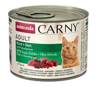 animonda Carny Adult 6 x 200 g umido gatto - Manzo, Capriolo & Mirtillo rossi