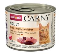 animonda Carny Adult 6 x 200 g umido gatto - Tacchino & Fegato di Pollo