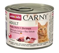 Animonda Carny Adult 6 x 200 g - Tacchino, Pollo & Gamberetti