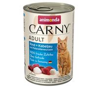 animonda Carny Adult 6 x 400 g - Manzo, Merluzzo & Radice di Prezzemolo