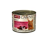 animonda Carny Adult, cibo umido per gatti, Manzo, Pute + Gamberetti 6 x 200 g