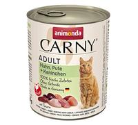 animonda Carny Adult, cibo umido per gatti, Pollo, Tacchino + Coniglio 6 x 800 g