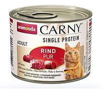 animonda Carny Adult, cibo umido per gatti, Proteina Singola Manzo Puro 6 x 200 g