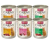 animonda Carny Adult, cibo umido per gatti, Varietà Forte 6 x 800 g