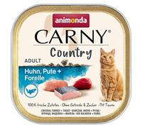 animonda Carny Adult Country, cibo umido per gatti, Pollo, Tacchino + Trota 100 g