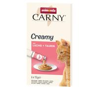 Animonda Carny Adult Creamy 6 x 15 g Snack per gatto - Salmone con Taurina