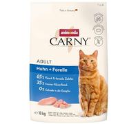 animonda Carny Adult, Croccantini Gatto, senza zucchero e senza cereali, Pollo + Trota 10 kg