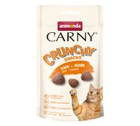 animonda Carny Adult Crunchy snack per gatti - Set% : 10 x 50 g di Manzo + Pollo