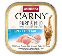 animonda Carny Adult Pure & Mild 32 x 100 g Umido per gatto - Pollo + merluzzo